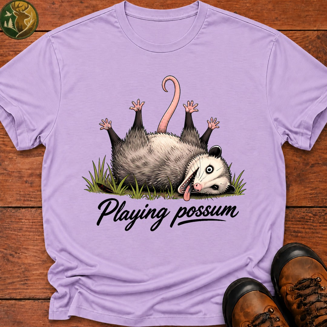 Playing Possum T-Shirt - Orchid