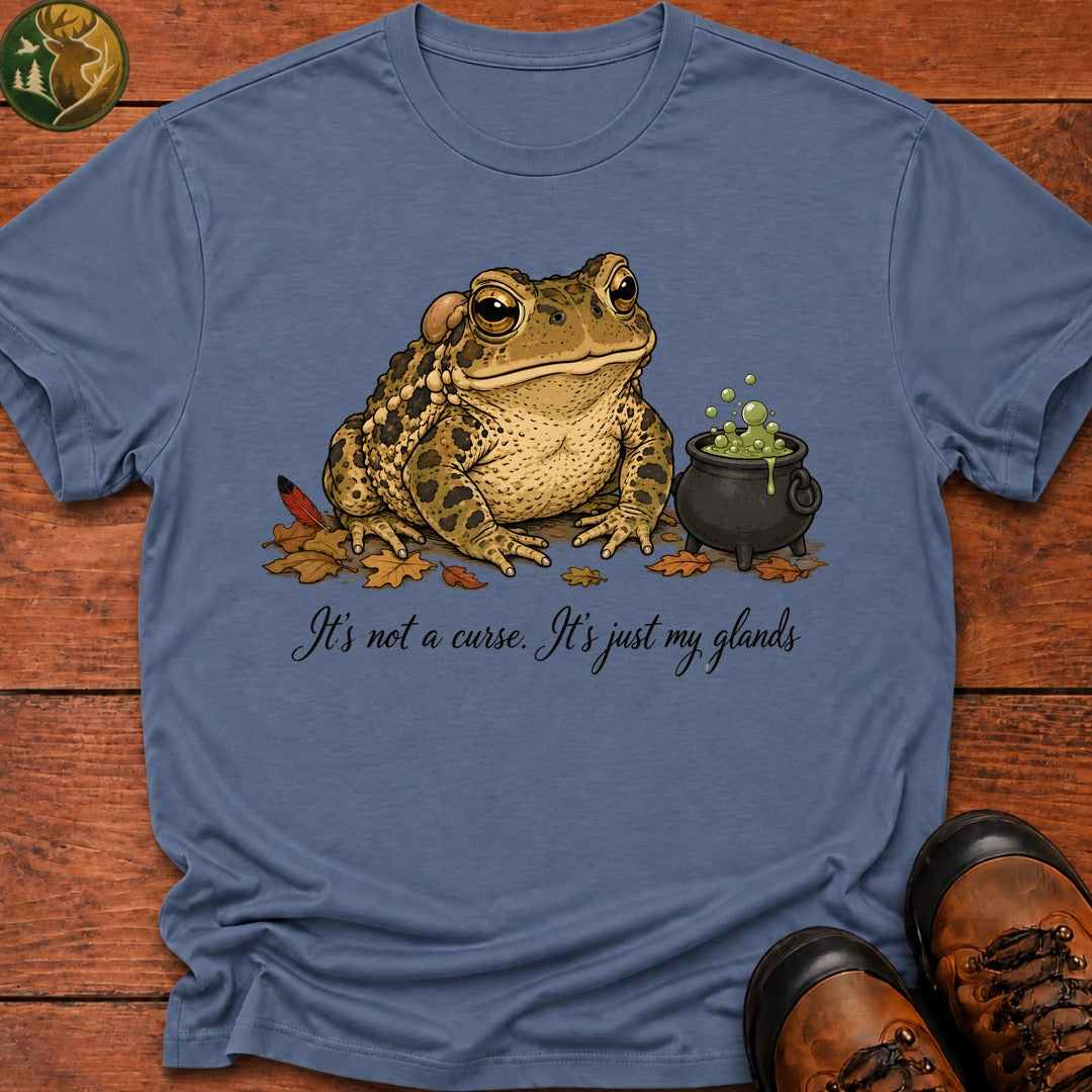 Poison Toad Halloween T Shirt - Blue Jean