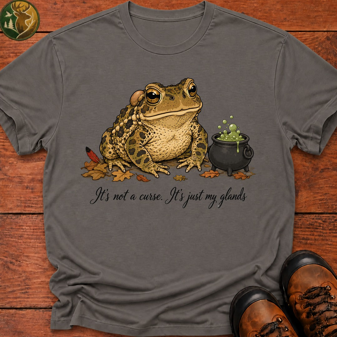 Poison Toad Halloween T Shirt - Grey