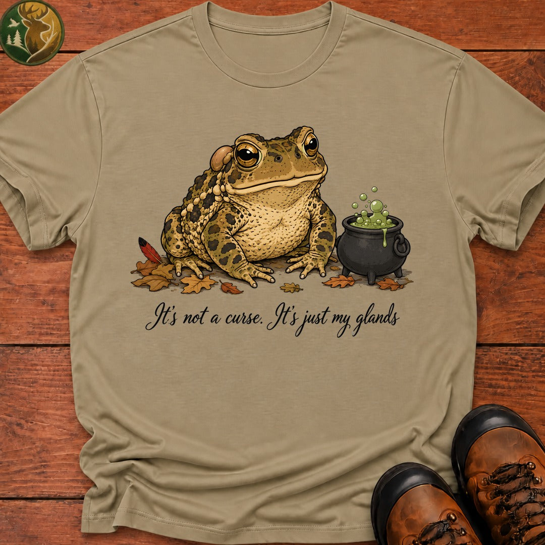 Poison Toad Halloween T Shirt - Khaki