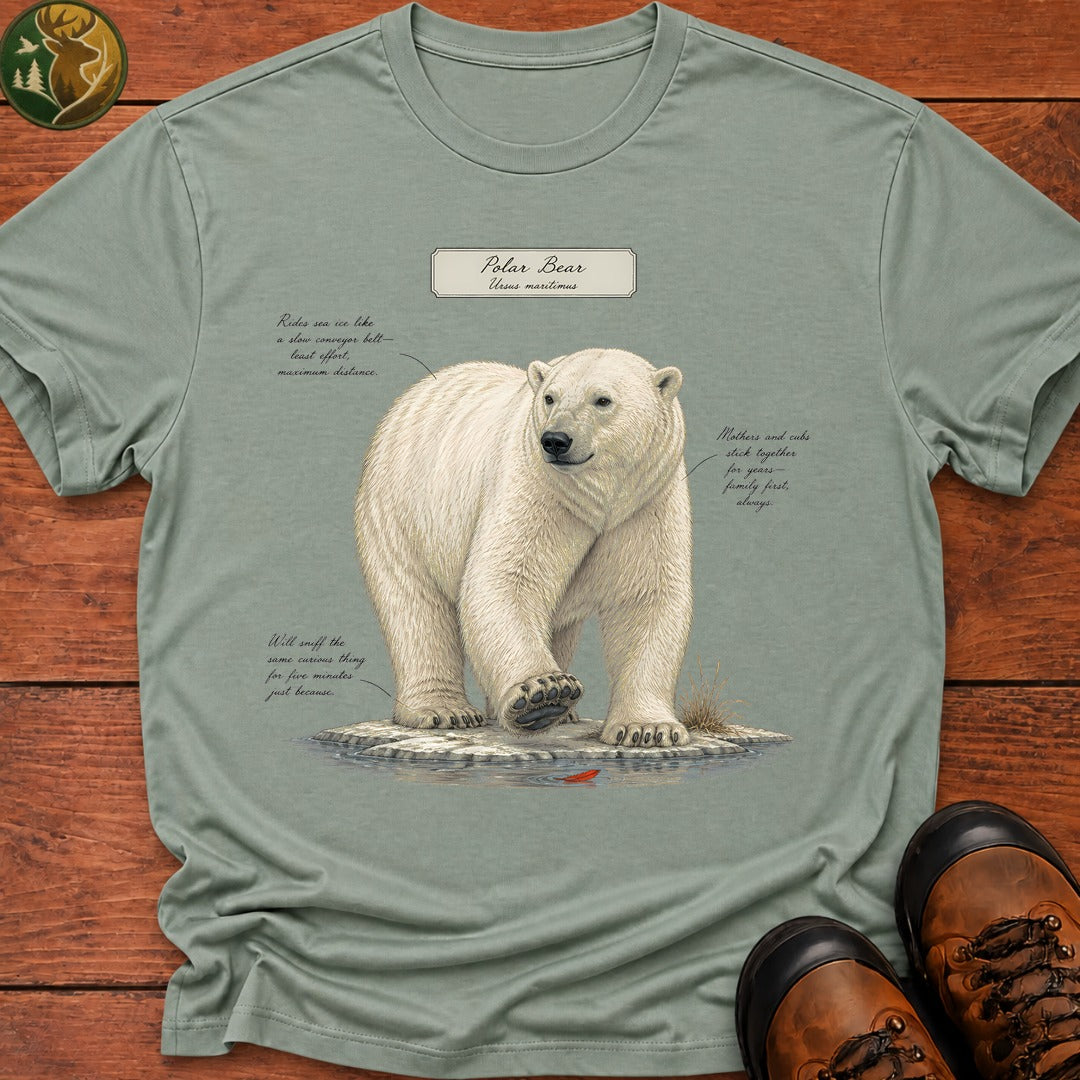 Polar Bear Field Guide T-Shirt - Bay