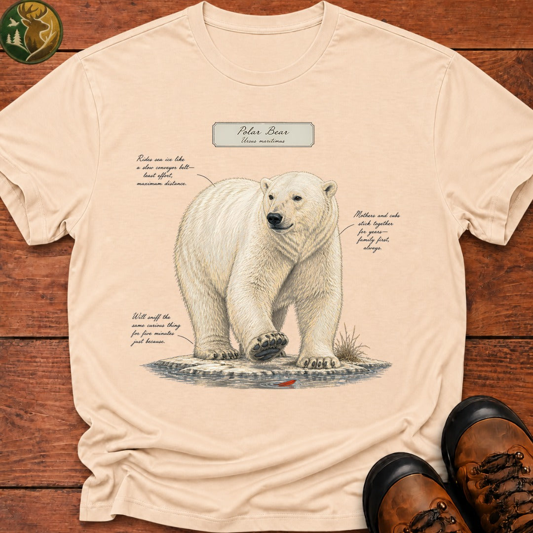 Polar Bear Field Guide T-Shirt - Ivory