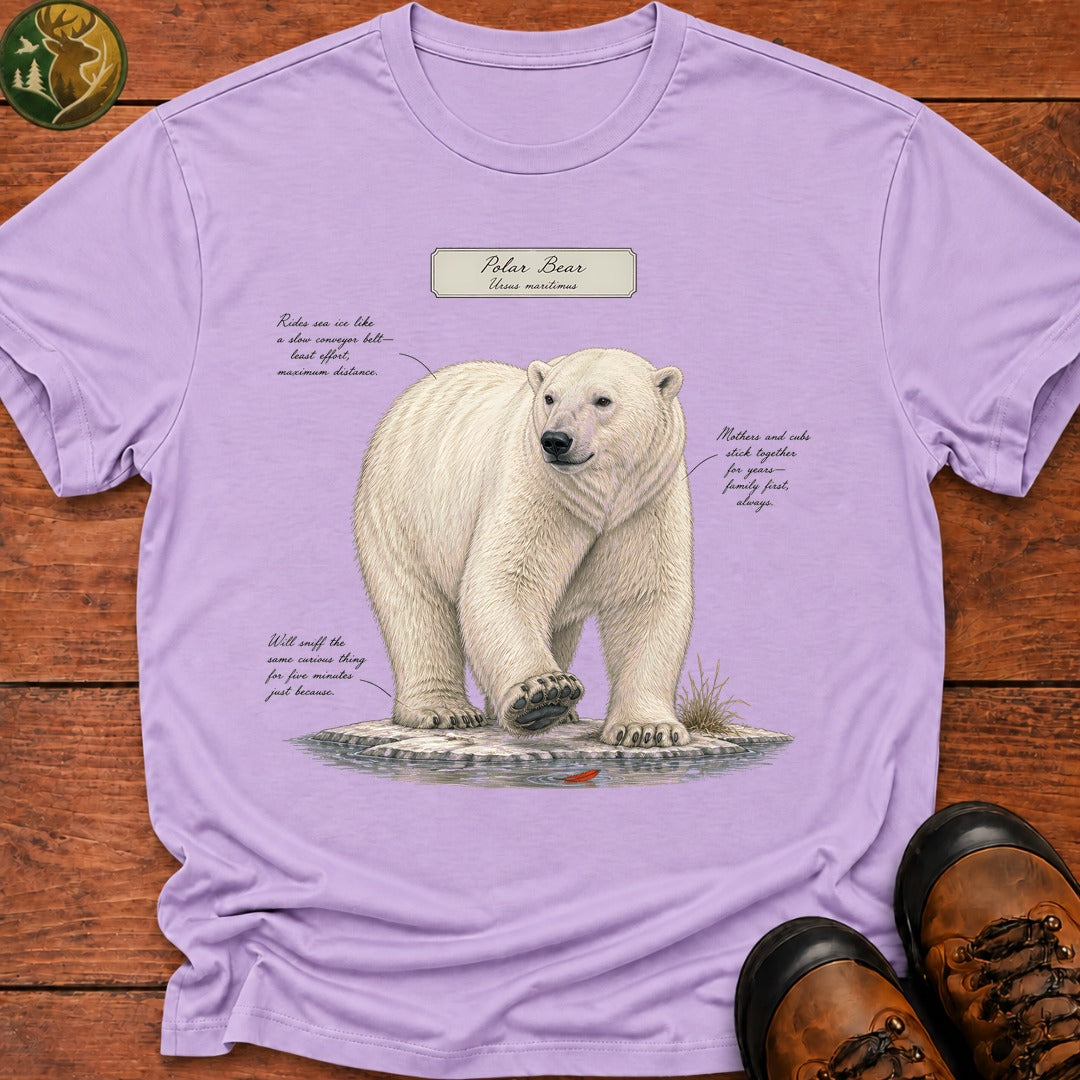 Polar Bear Field Guide T-Shirt - Orchid