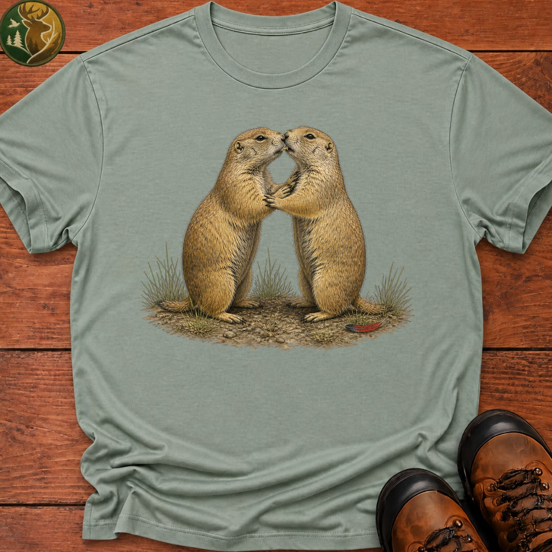 Prairie Dog Kiss T Shirt - Bay