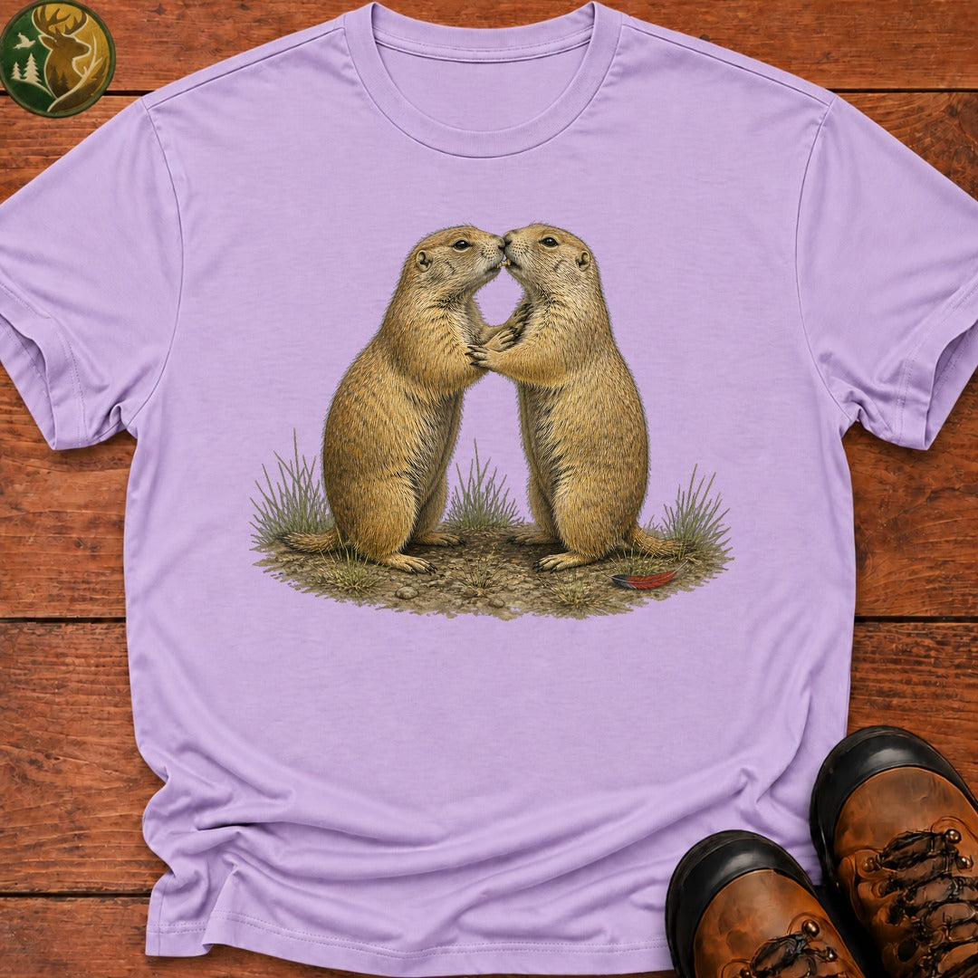Prairie Dog Kiss T Shirt - Orchid