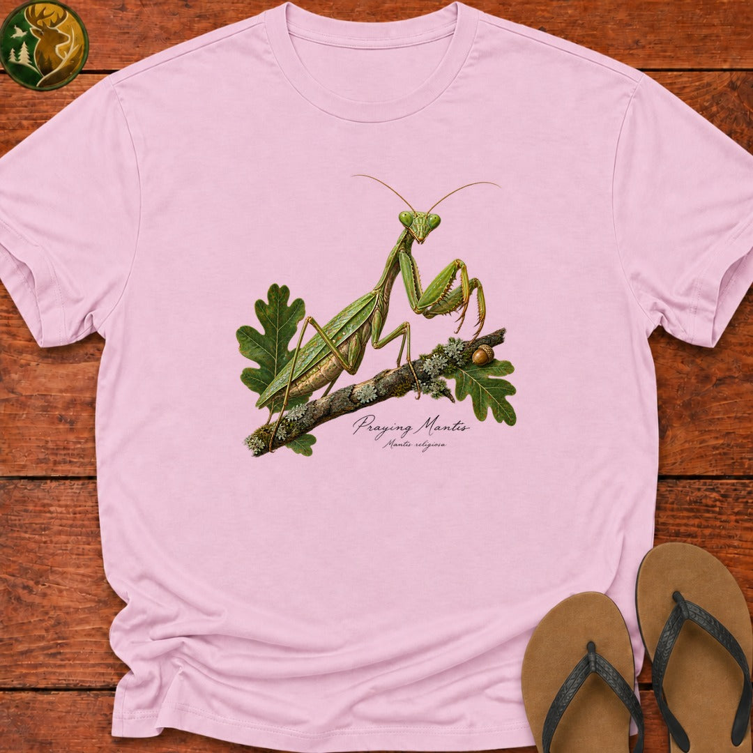 Praying Mantis Kids T-Shirt - Light Pink