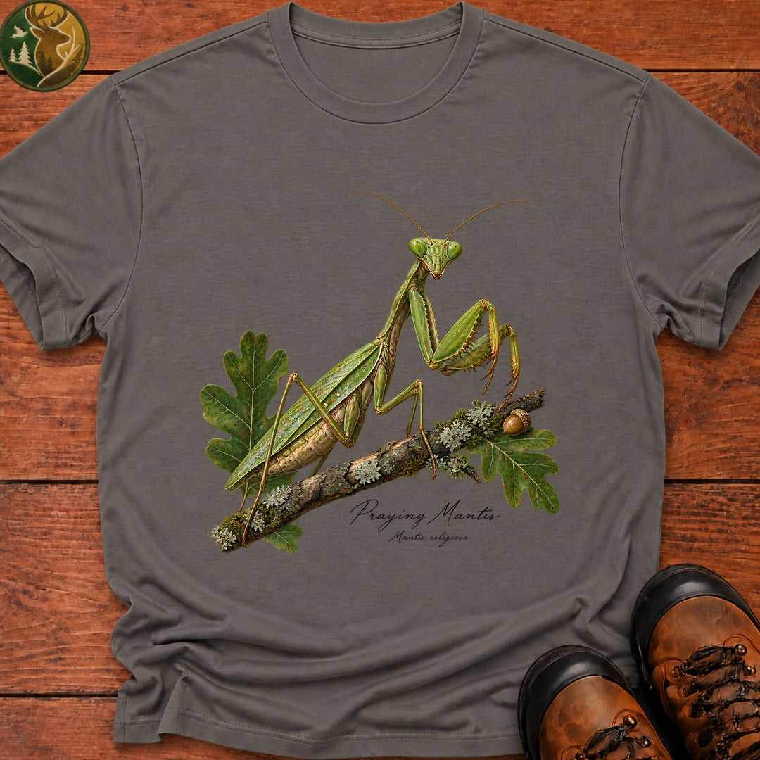 Praying Mantis T-Shirt - Grey