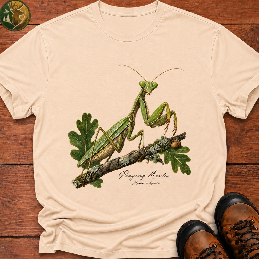 Praying Mantis T-Shirt - Ivory