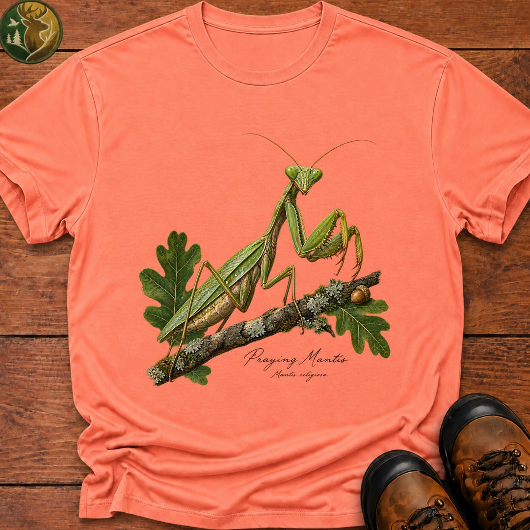 Praying Mantis T-Shirt - Melon