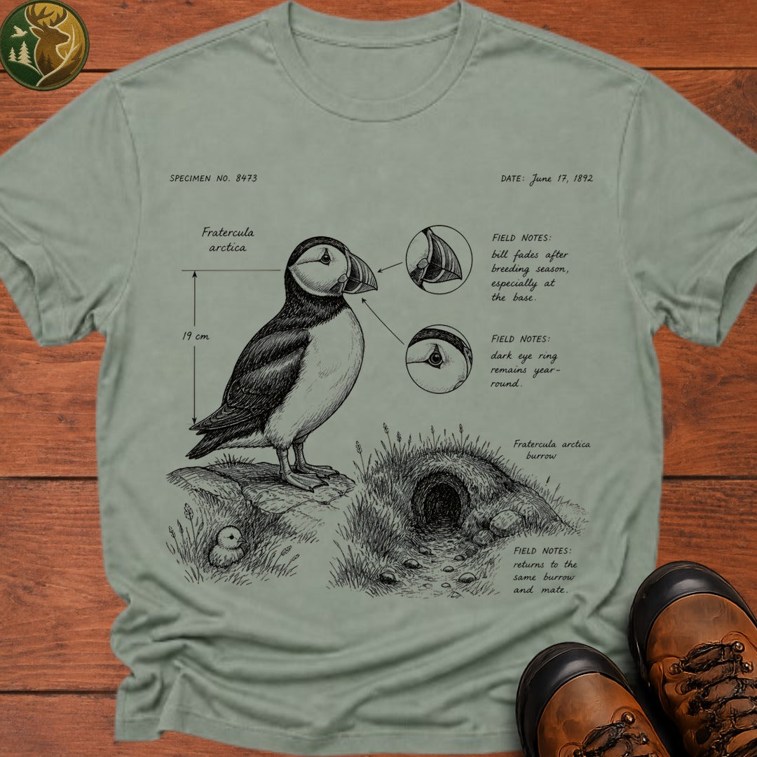 Puffin Field Notes T Shirt - Bay