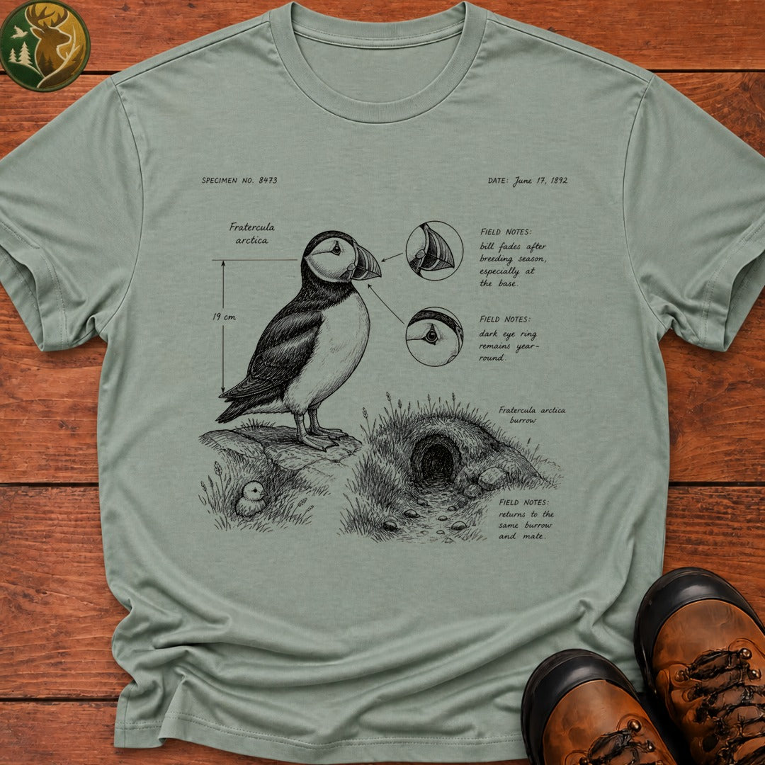 Puffin Field Notes T Shirt - Bay