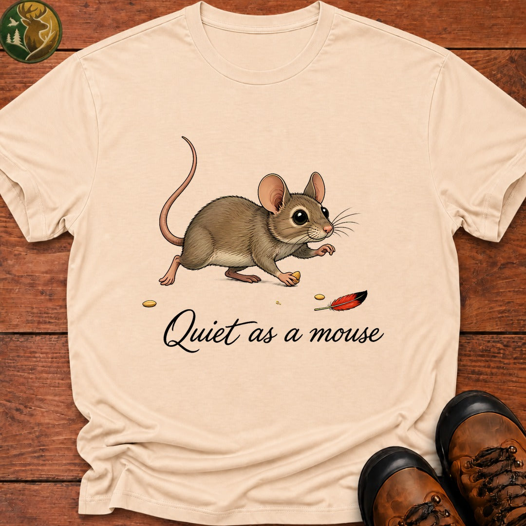 Quiet As A Mouse T-Shirt - Ivory
