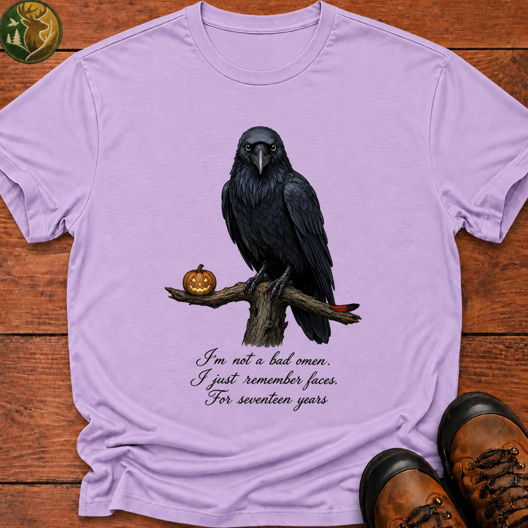 Raven Grudge Halloween T Shirt - Orchid