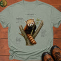 Red Panda Field Guide T Shirt - Bay
