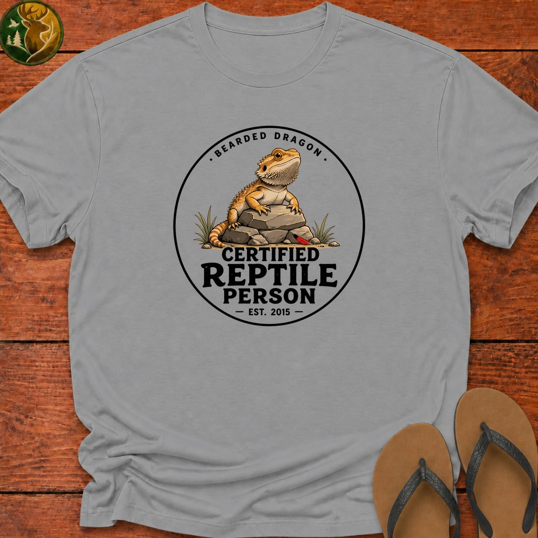 Reptile Person Kids T-Shirt - Sport Grey