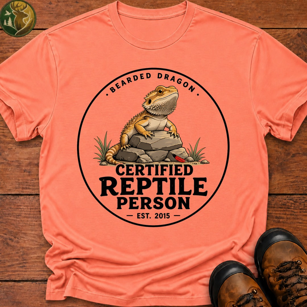 Reptile Person T-Shirt - Melon