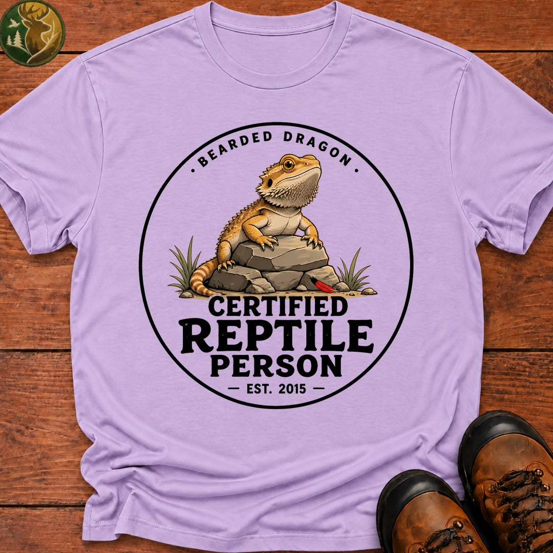 Reptile Person T-Shirt - Orchid