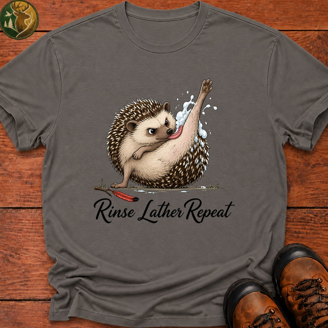 Rinse Lather Repeat T Shirt - Grey