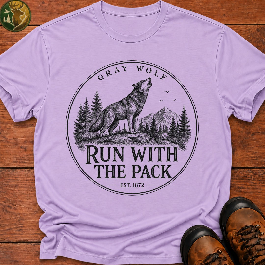 Run With The Pack T-Shirt - Orchid