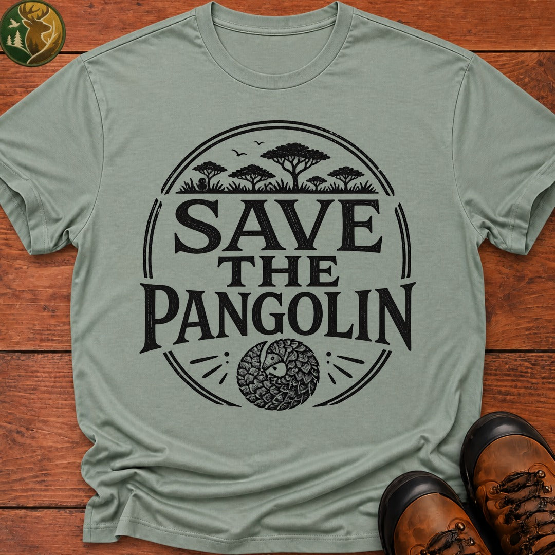 Save The Pangolin T-Shirt - Bay