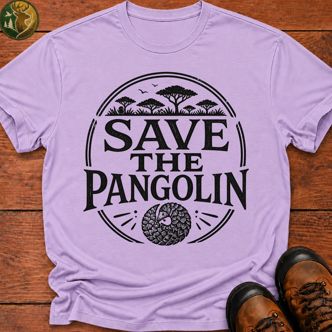 Save The Pangolin T-Shirt - Orchid