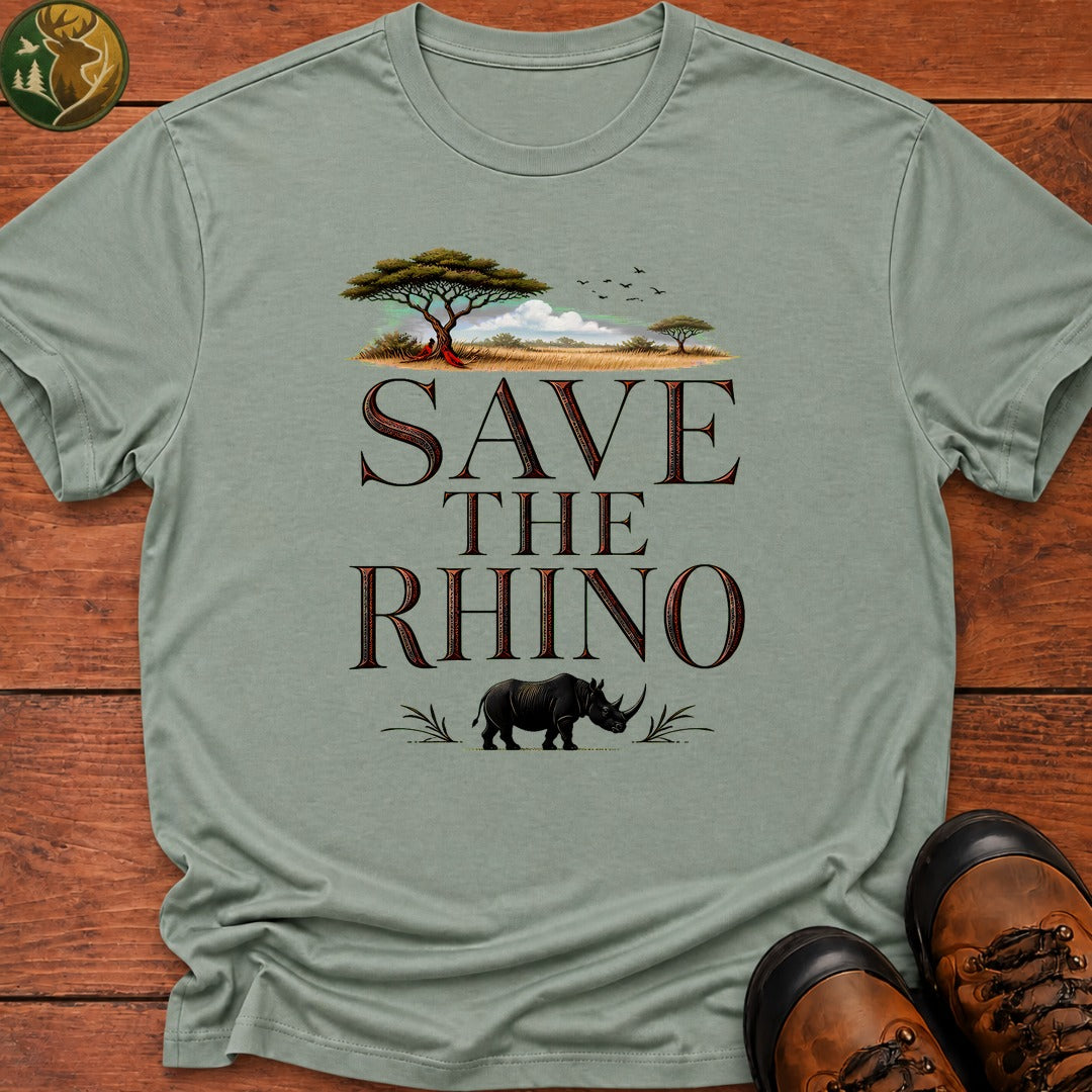Save The Rhino T-Shirt - Bay