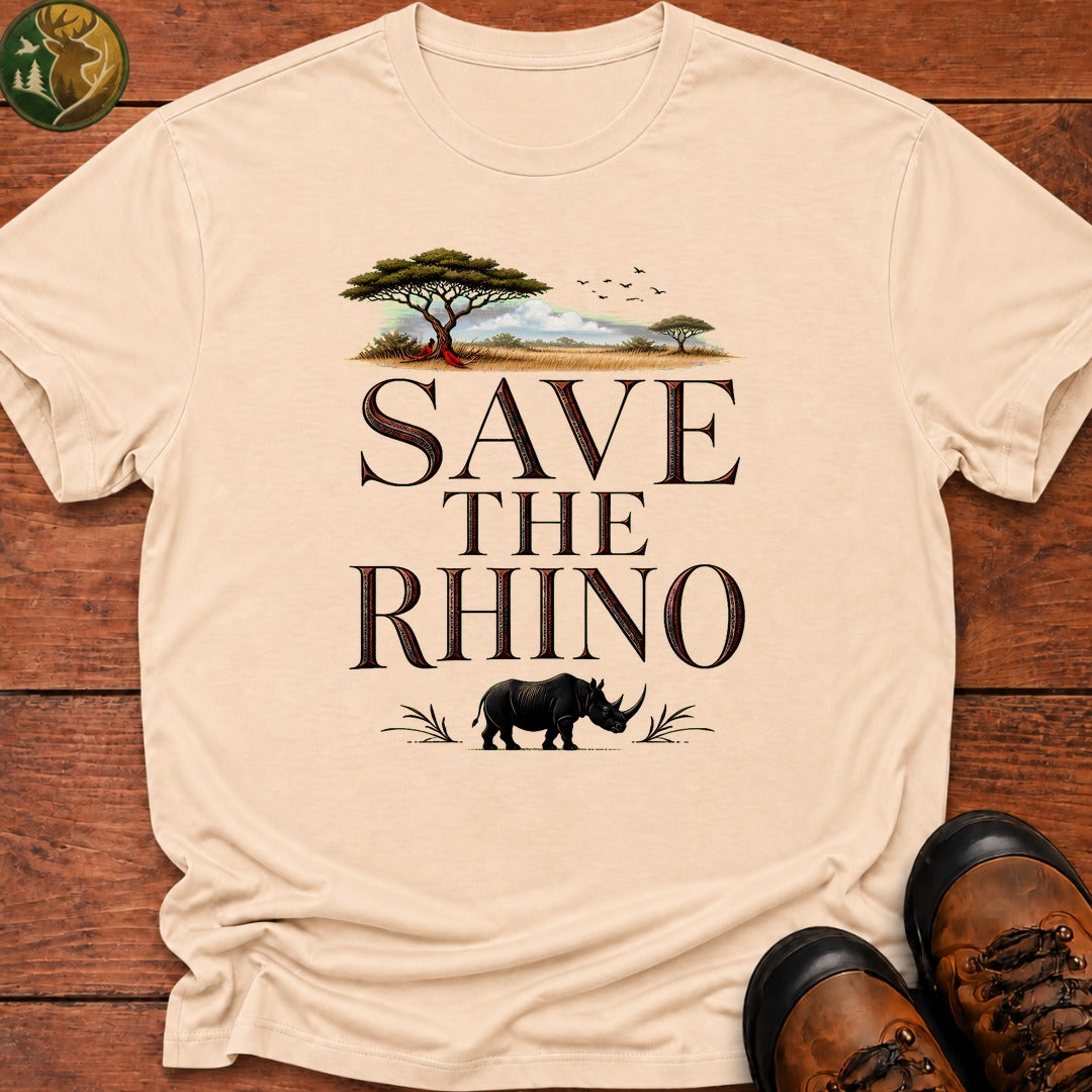 Save The Rhino T-Shirt - Ivory