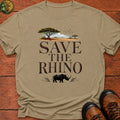 Save The Rhino T-Shirt - Khaki
