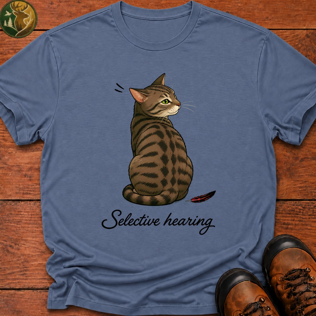 Selective Hearing T-Shirt - Blue Jean