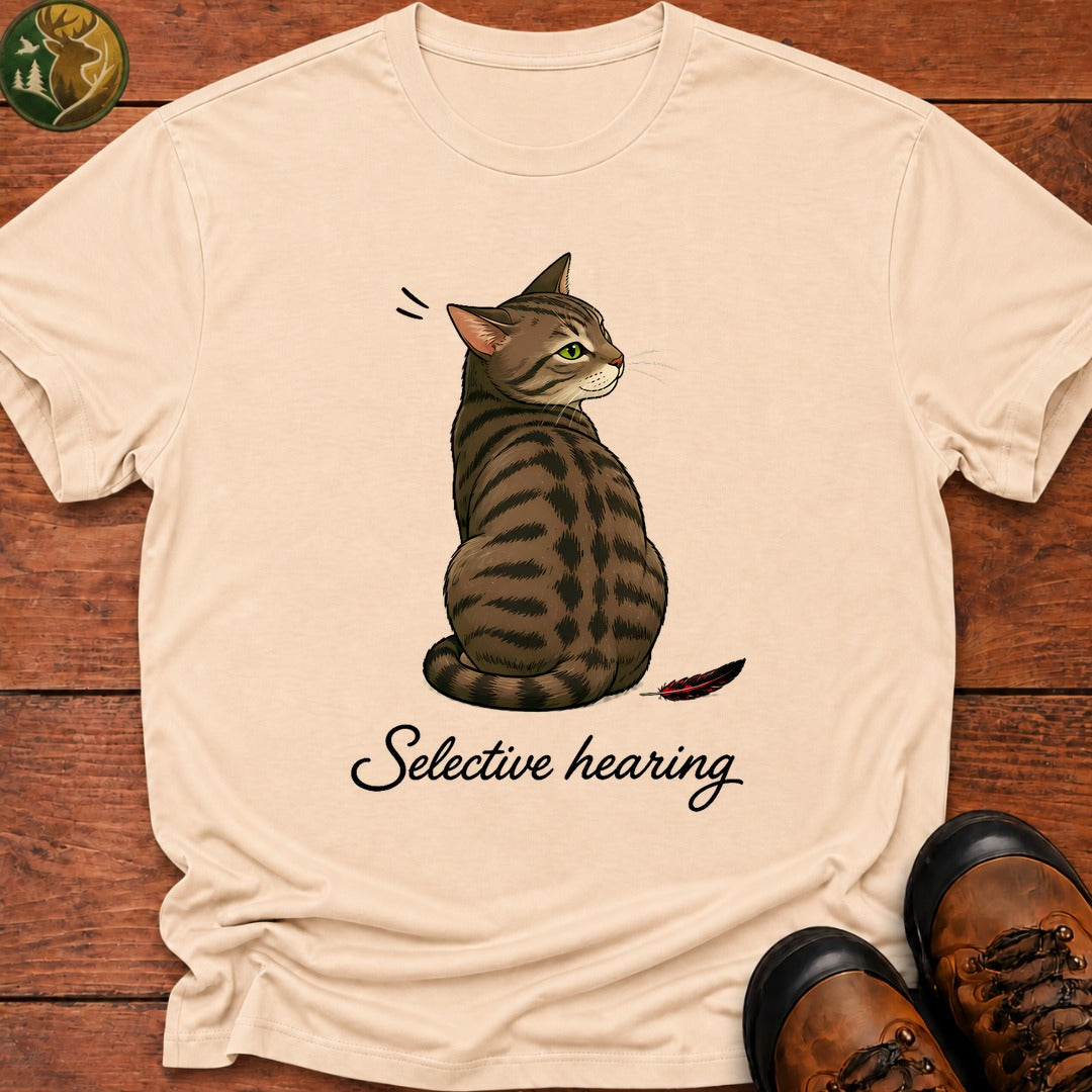 Selective Hearing T-Shirt - Ivory