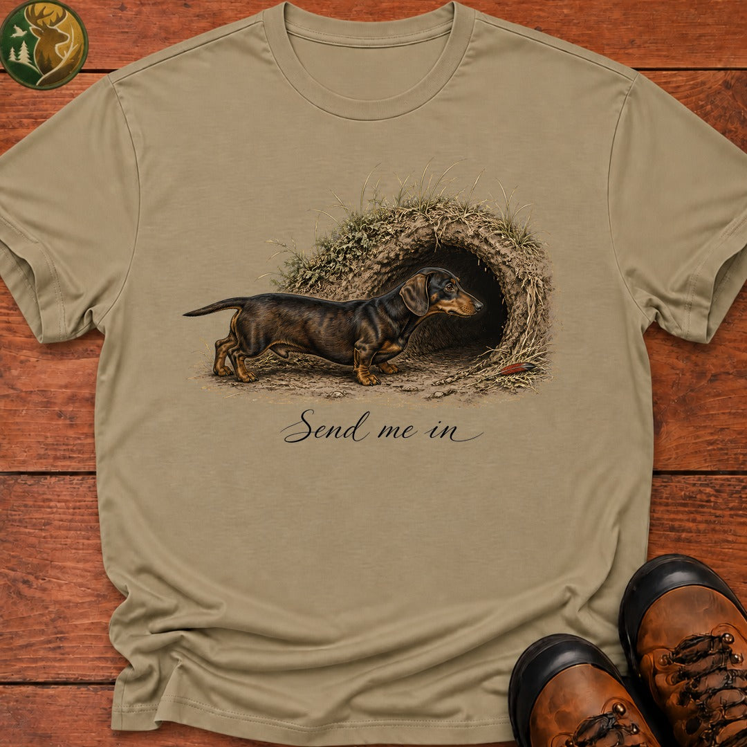 Send Me In T-Shirt - Khaki