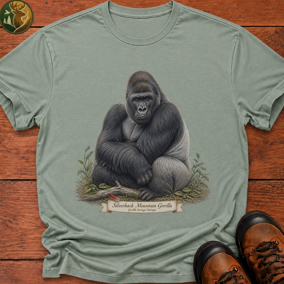Silverback Mountain Gorilla T-Shirt - Bay