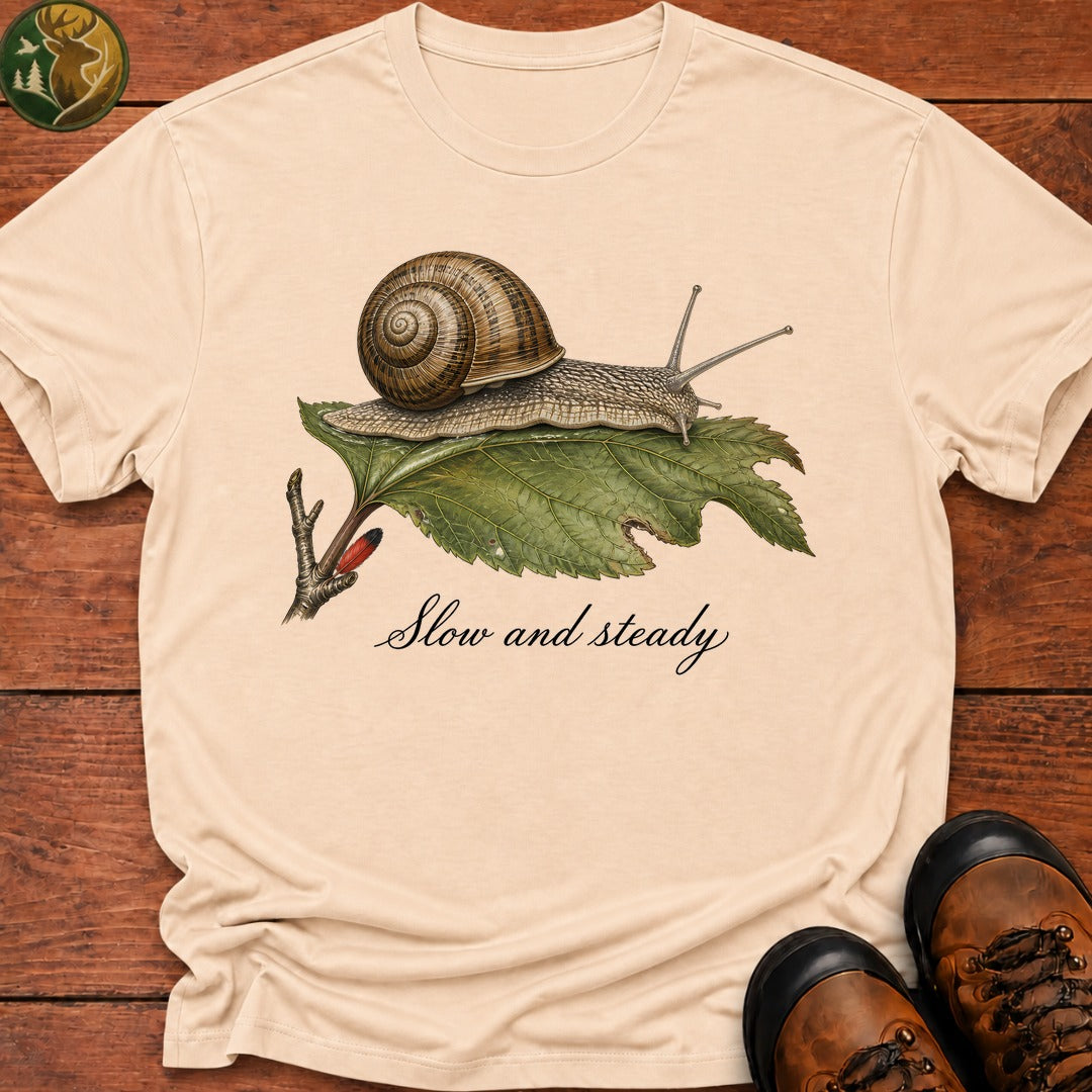 Slow And Steady T-Shirt - Ivory