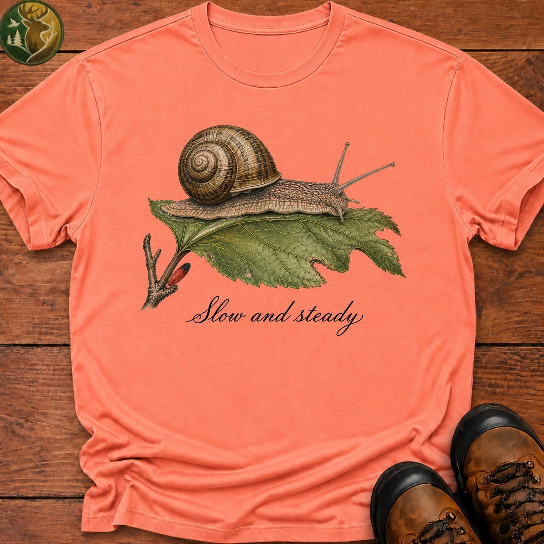 Slow And Steady T-Shirt - Melon
