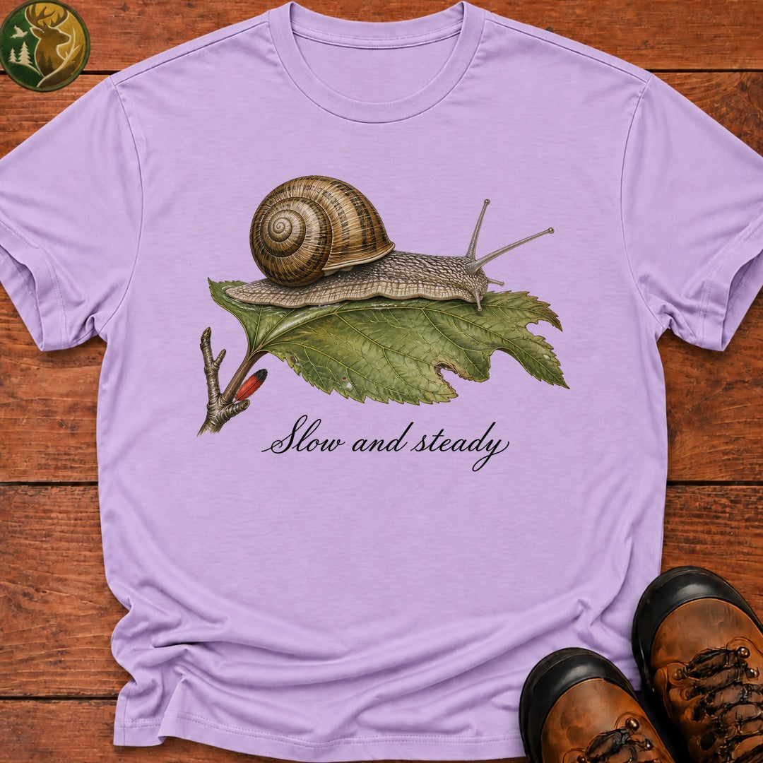 Slow And Steady T-Shirt - Orchid