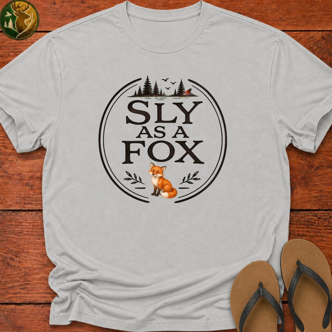 Sly As A Fox Kids T-Shirt - Ash