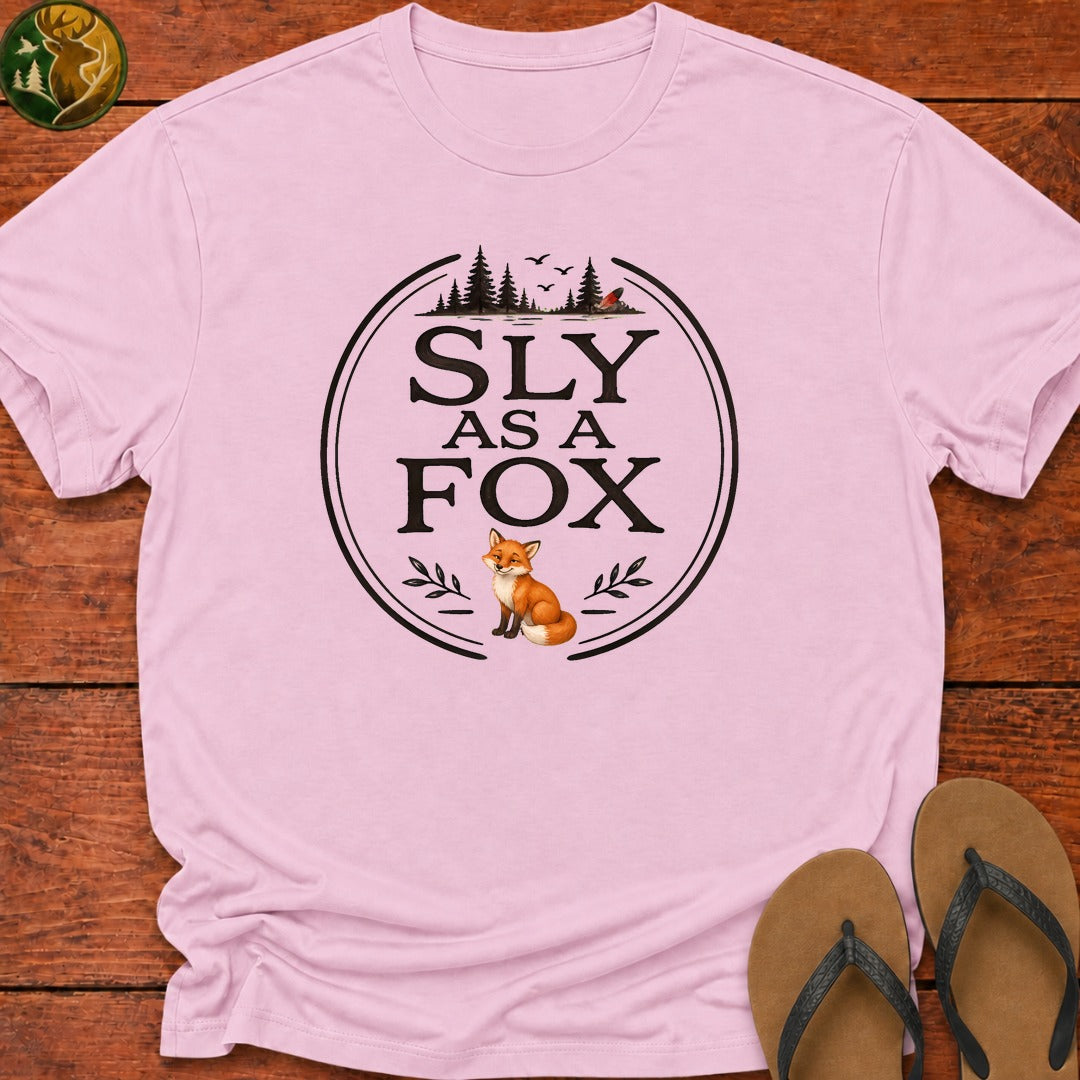 Sly As A Fox Kids T-Shirt - Light Pink