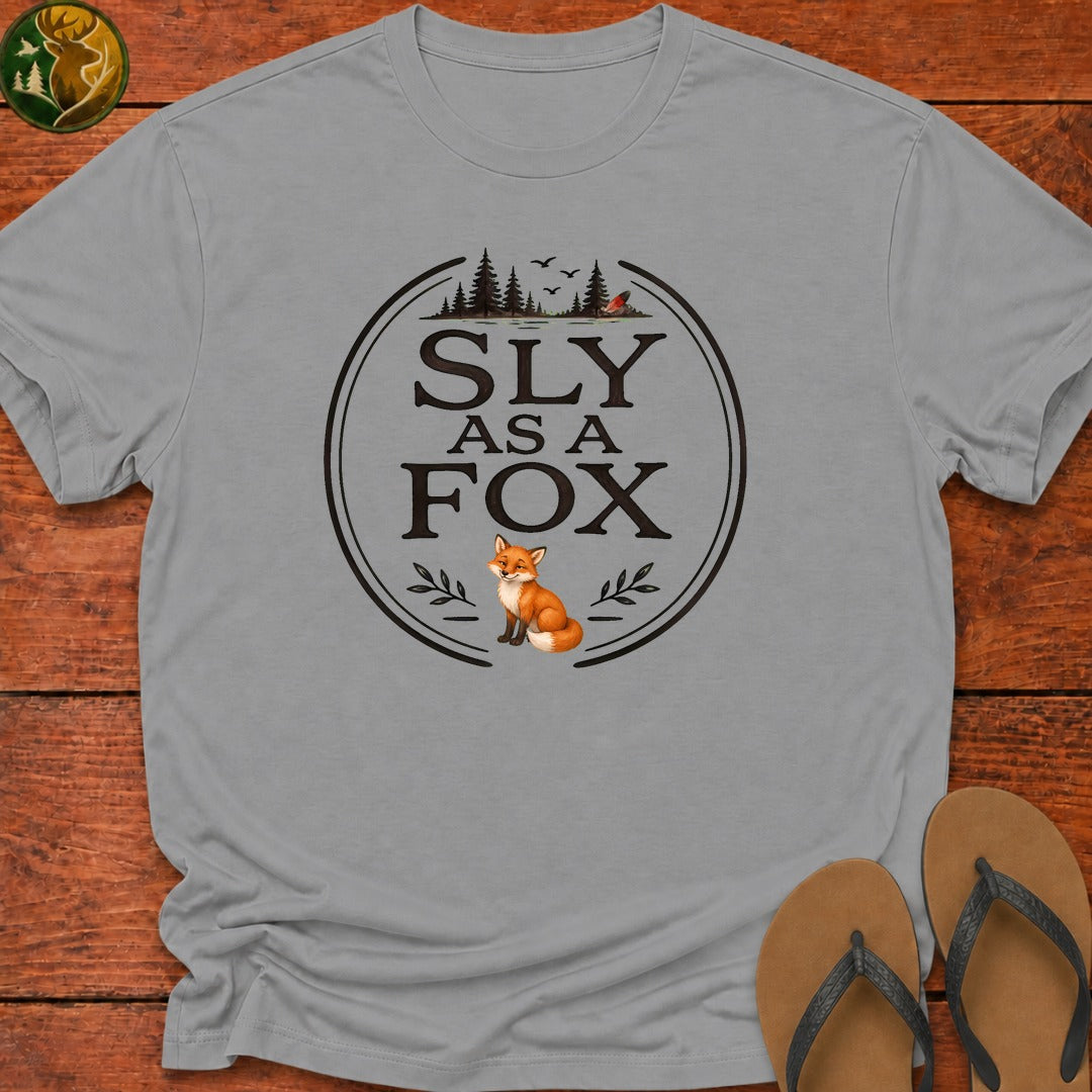 Sly As A Fox Kids T-Shirt - Sport Grey