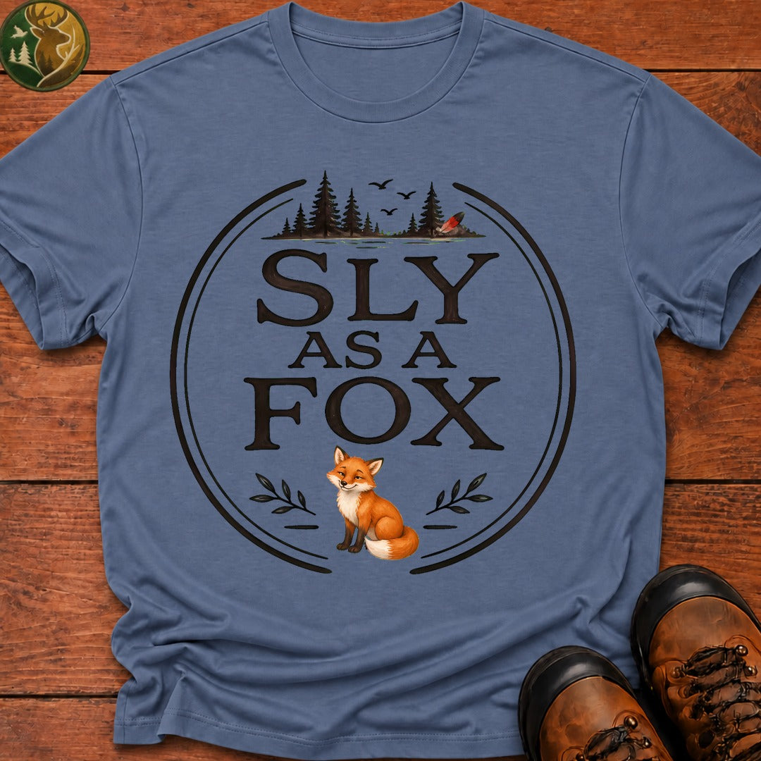 Sly As A Fox T-Shirt - Blue Jean