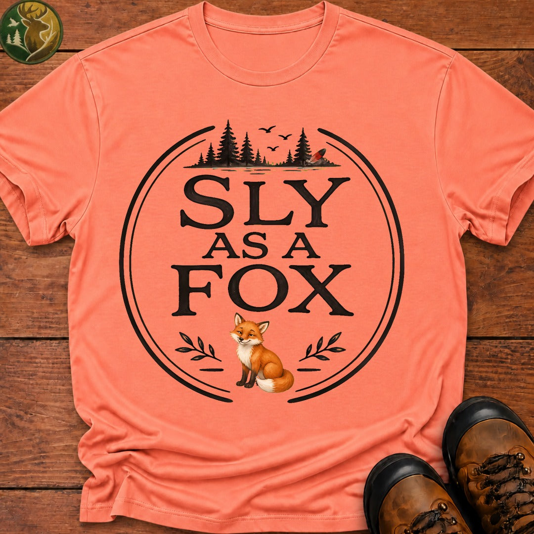Sly As A Fox T-Shirt - Melon