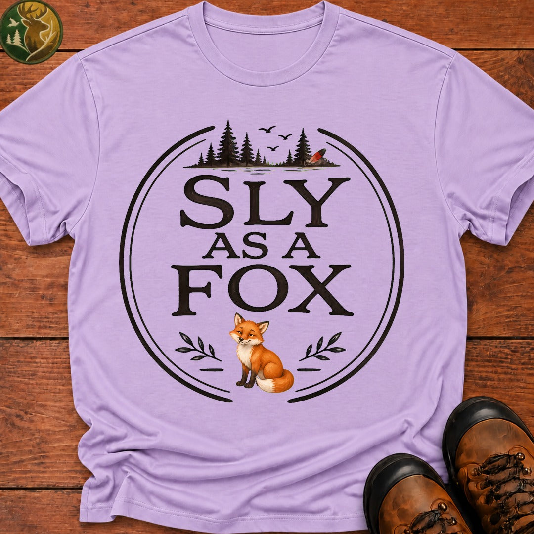 Sly As A Fox T-Shirt - Orchid