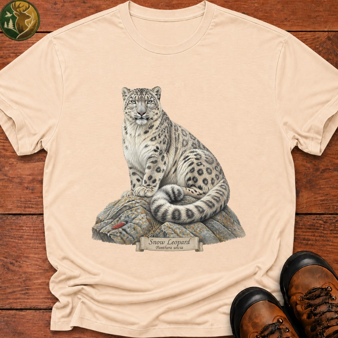 Snow Leopard T-Shirt - Ivory