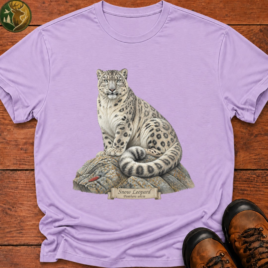 Snow Leopard T-Shirt - Orchid
