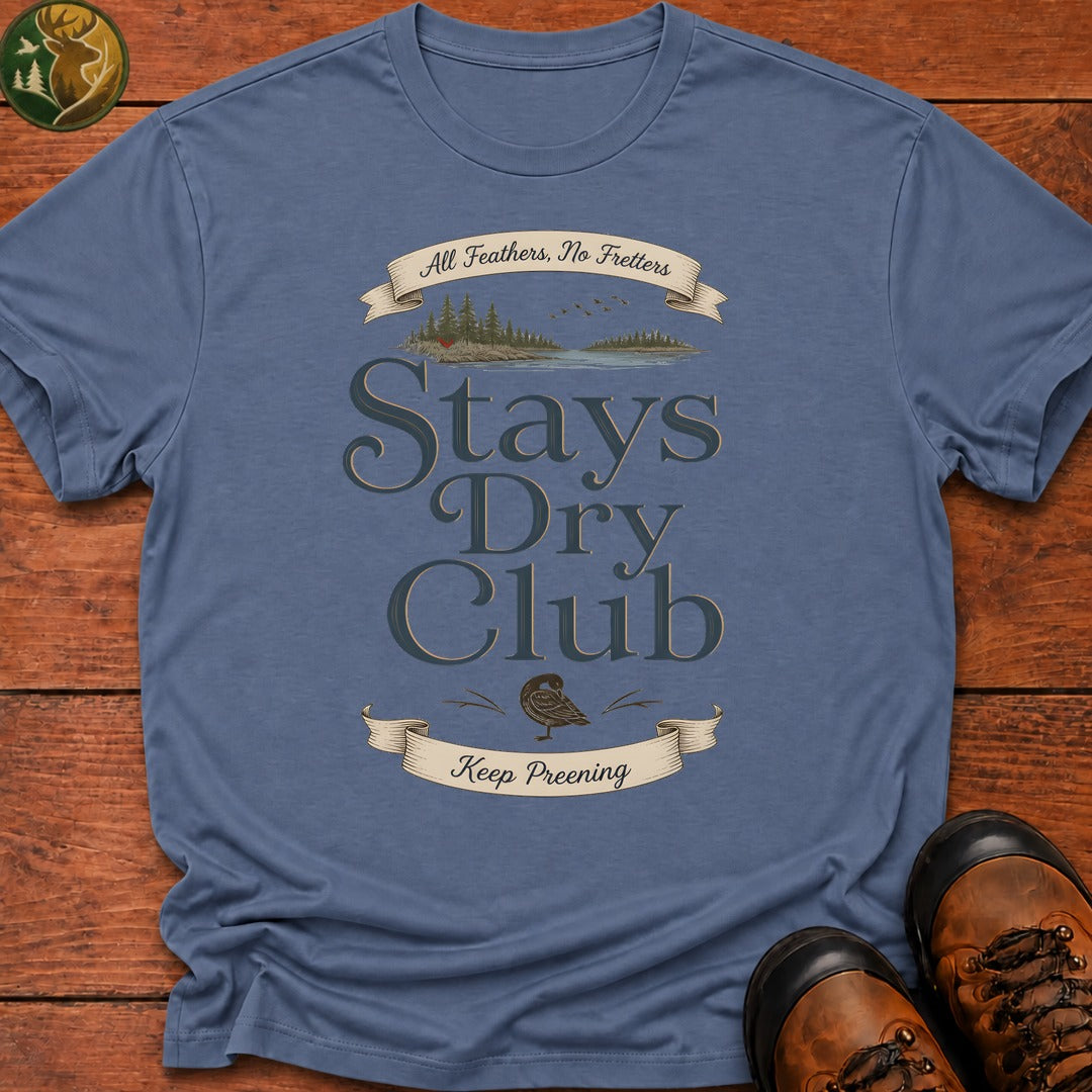 Stays Dry Club T Shirt - Blue Jean