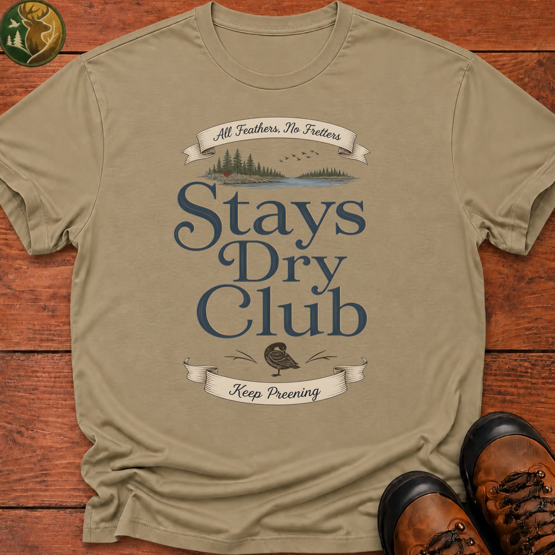 Stays Dry Club T Shirt - Khaki