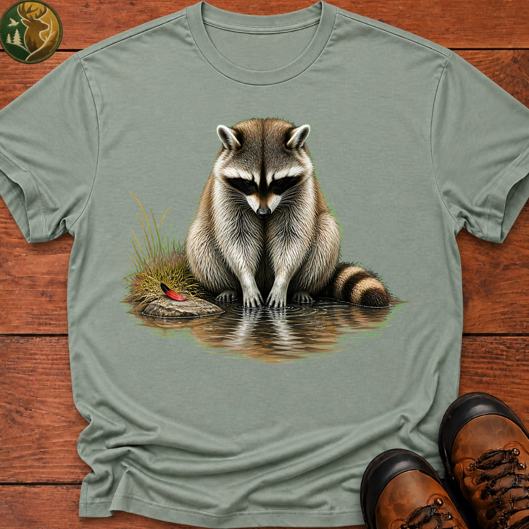 Streamside Raccoon T-Shirt - Bay