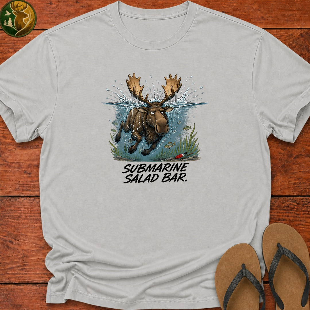 Submarine Salad Bar Kids T-Shirt - Ash