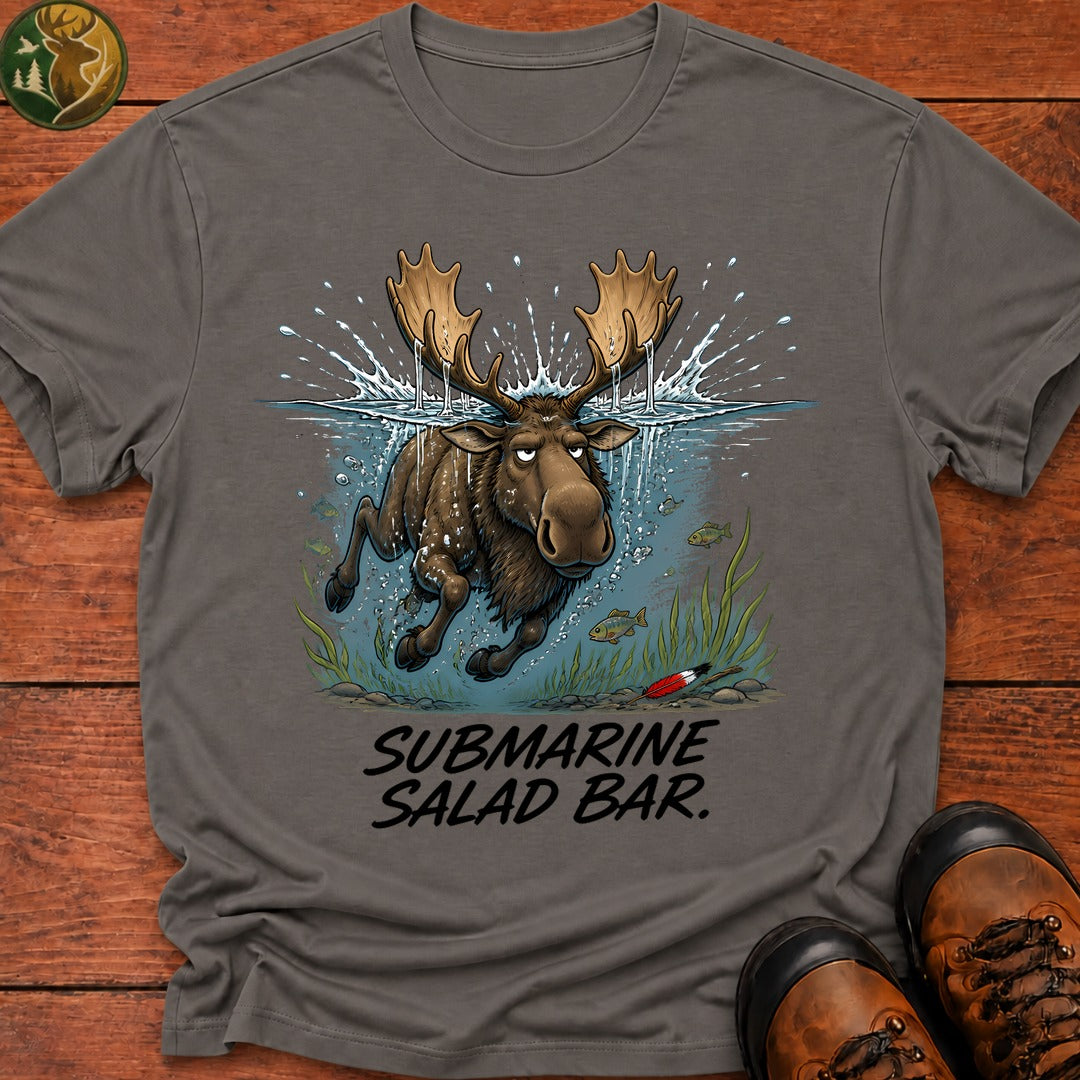 Submarine Salad Bar T Shirt - Grey