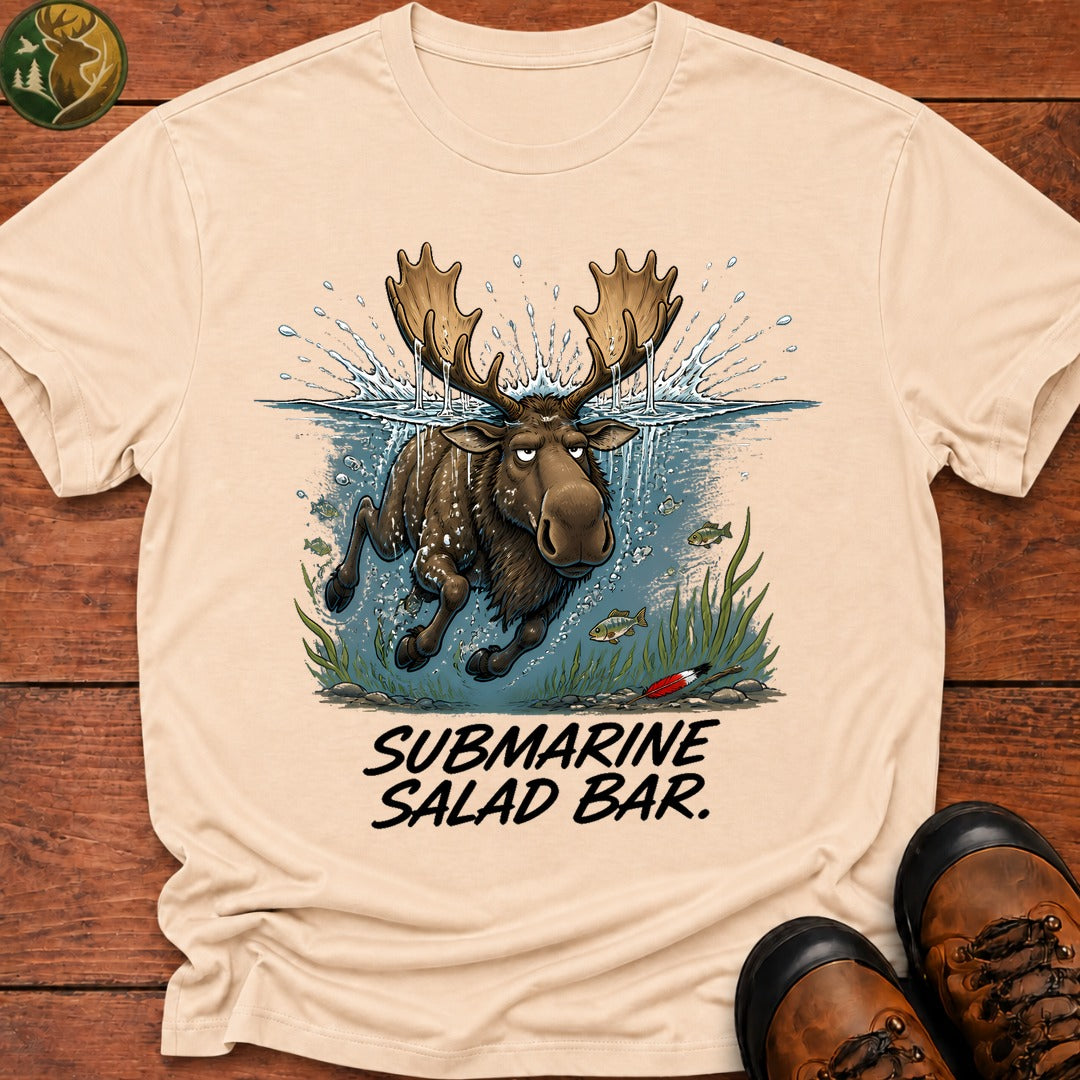 Submarine Salad Bar T Shirt - Ivory