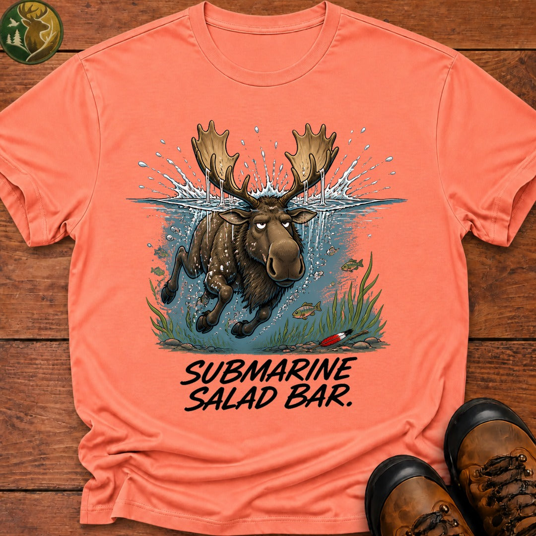 Submarine Salad Bar T Shirt - Melon